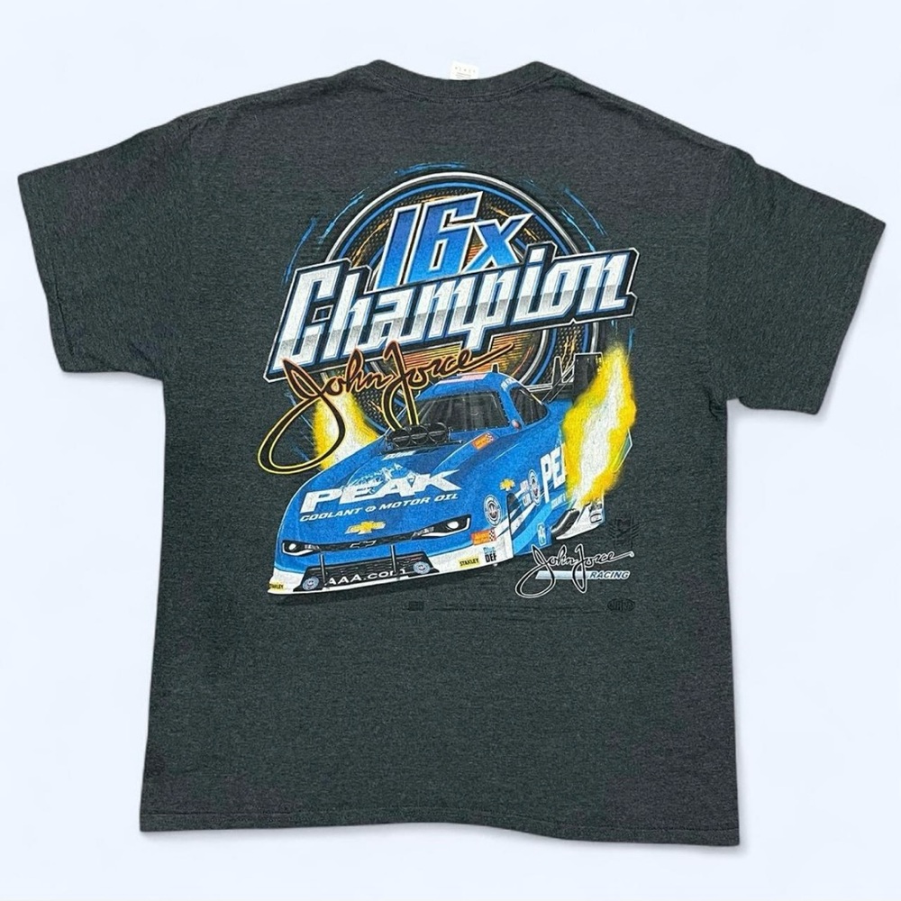 John Force Racing 16x Champion Graphic T-shirt Size L